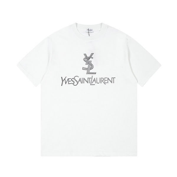 サンローラン コピー ロゴ プリント 半袖 Tシャツ Sas81075
